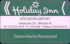 Holiday  Zimmerkarte Roomcard