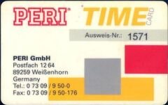 Peri GmbH Time Card