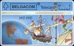 Telecard 1492 - 1992 989 D