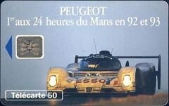 Peugeot 1er aux heures du Mans en 92 et 93