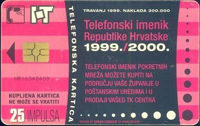 Republike Hrvatske 1999 2000  25