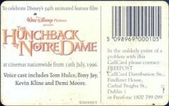 Walt Disney The Hunchback Notre Dame